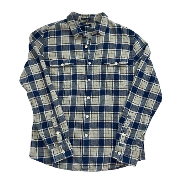 Lucky Brand Plaid Flannel Button Down - Picture 1 of 11